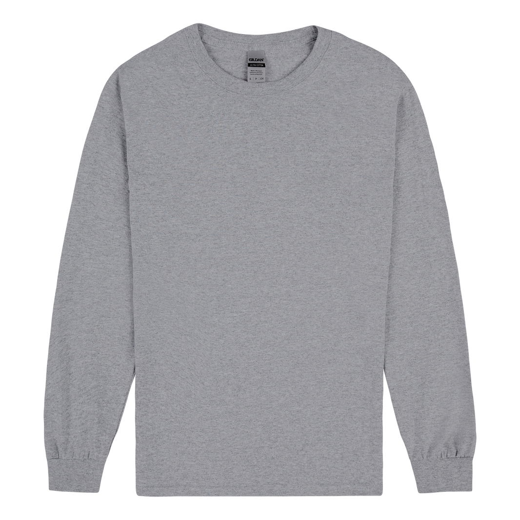 5400 Gildan Heavy Cotton Adult Long Sleeve T-Shirt – image 1 | JuJu Print New Zealand