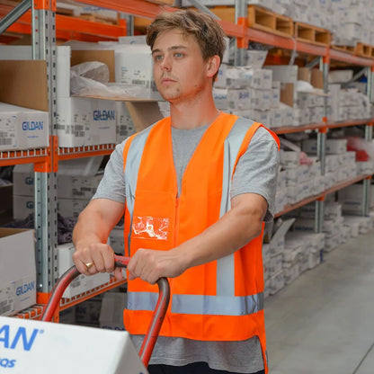 R462X Work-Guard Hi Visibility Safety Vest Day/Night