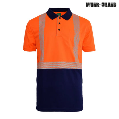 R485X Work-Guard Recycled Hi Vis Short Sleeve Day/Night Polo