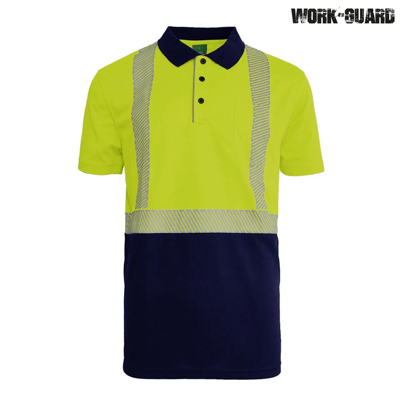 R485X Work-Guard Recycled Hi Vis Short Sleeve Day/Night Polo