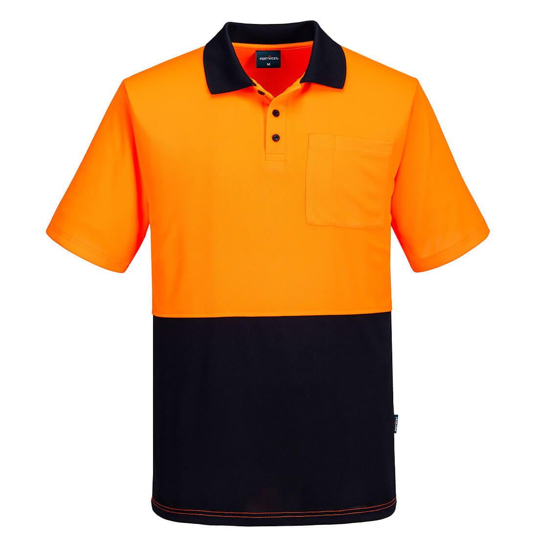 MP610 Portwest Hi-Vis Class D Contrast Short Sleeve Polo – image 1 | JuJu Print New Zealand