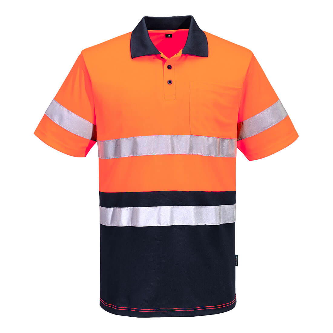 MP616 Portwest Hi-Vis Contrast Polo Shirt S/S – image 1 | JuJu Print New Zealand