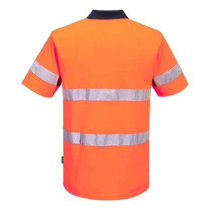MP616 Portwest Hi-Vis Contrast Polo Shirt S/S – image 3 | JuJu Print New Zealand