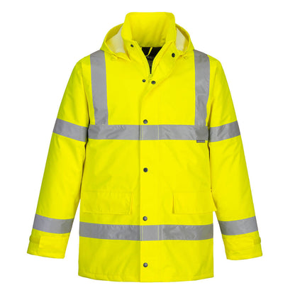 Portwest S460 Hi-Vis Waterproof Traffic Jacket in Yellow